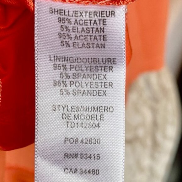 Trina Turk Coral Flowy Mini Dress - Picture 11 of 12